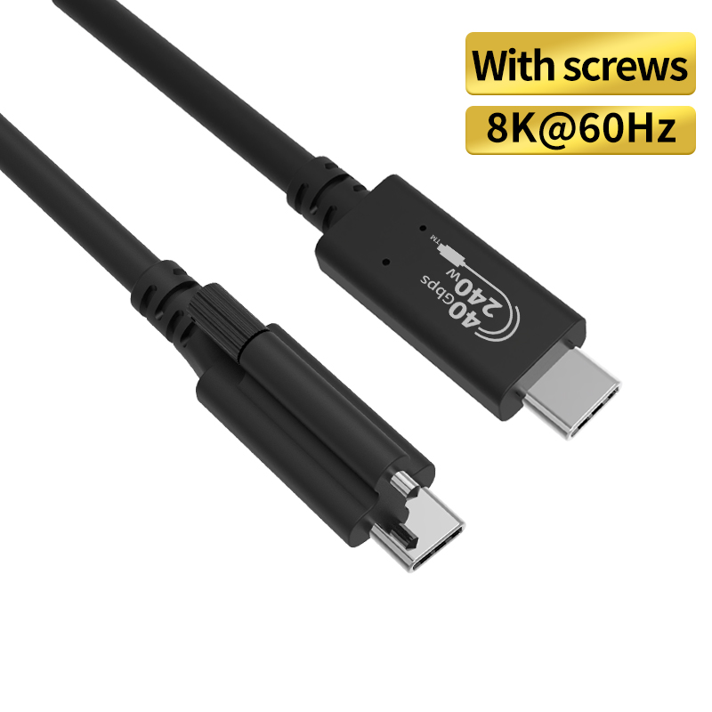 USB4 with screw locking